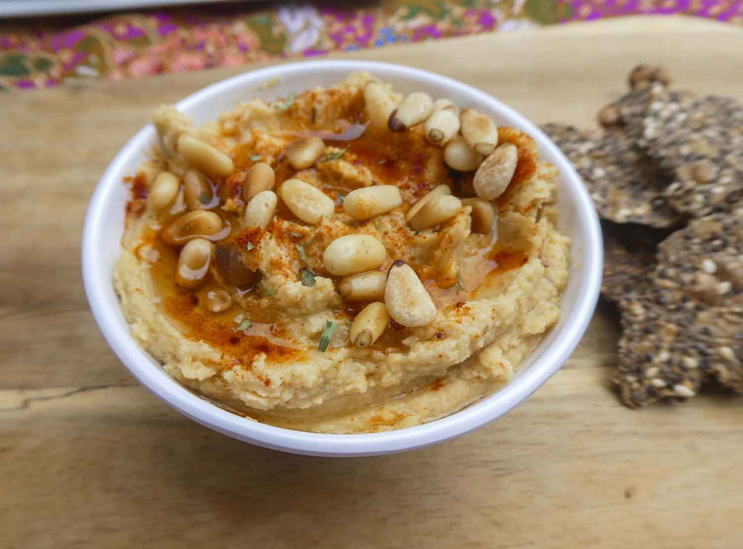 Roasted Garlic Hummus The Captain & The Cook