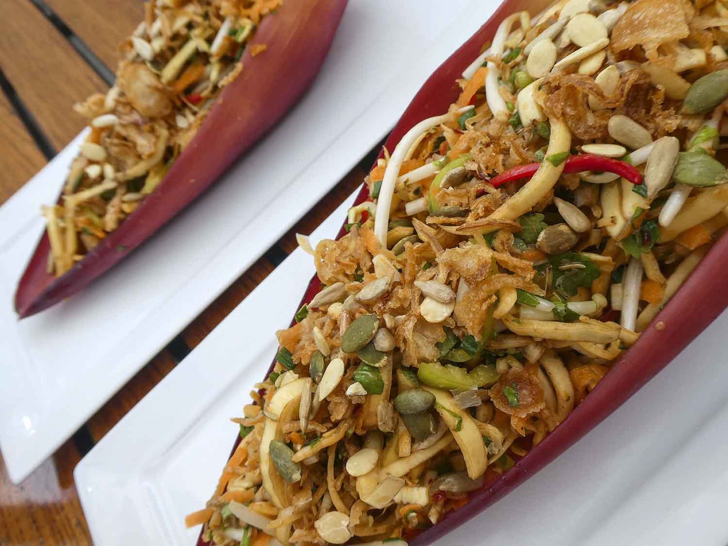 Thai Banana Blossom Salad The Captain & The Cook